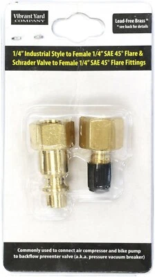 Adapters to Winterize Blow out PVB Backflow Preventer for Sprinkler System - Image 1 of 4