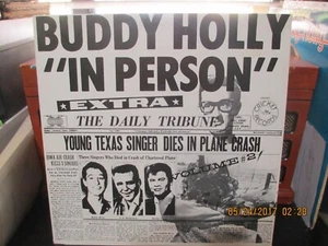 Buddy Holly (CRICKET CO 02000) "  In Person ", VOLUME 2 NM/NM - Picture 1 of 3