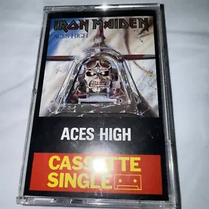 Iron Maiden - Aces High (Cassette Single, 1984, EMI Records) Out Of Print! Rare! - Foto 1 di 6