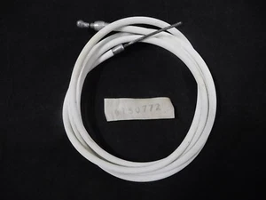 Vintage Raleigh / Phillips Bicycle Brake Cable Rear White RIBBED 132cm/140cm NOS - Picture 1 of 2
