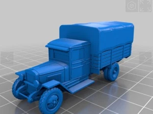 Camión 5x 6mm/1:300th Resin Segunda Guerra Mundial ruso ZIS 5 con cubierta - Imagen 1 de 1