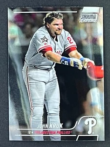 JOHN KRUK 2022 Stadium Club Chrome #19 Philadelphia Phillies - Picture 1 of 2