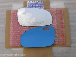 537RC FOR 01-03 Volvo S60 V70 99-03 S80 Mirror Glass Passenger Side RH +ADHESIVE - Picture 1 of 2