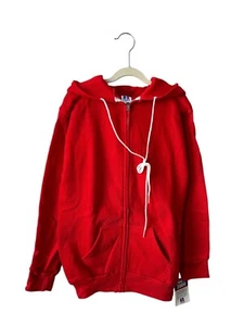 vintage russell athletic zip hoodie sweatshirt youth size medium NOS NWT 80s - Picture 1 of 8