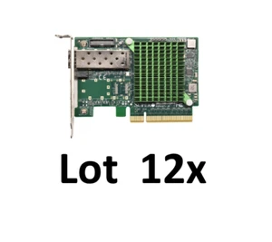 Lot 12x LOW PROFIL Supermicro AOC-STGN-I1S Single-Port 10GbE-LAN SFP+ PCIe x8 - Photo 1/1