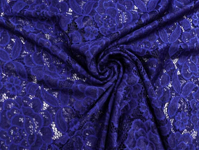 SPITZE elastisch beidseitige Bordüre Rosenblüten Blätter MARINE EUR 10,98/m - Bild 1 von 2