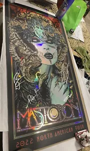 Mastodon SIGNED Tour Poster GREEN FOIL VARIANT Las Vegas NV 5/22/24 Rhys Cooper - Picture 1 of 3