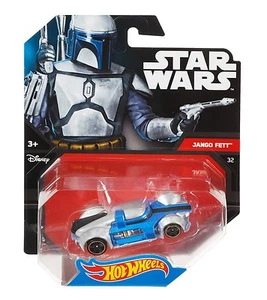 HOT WHEELS STAR WARS 1:64 COCHE DE CARACTERES 32 - VEHÍCULO JANGO FETT - Imagen 1 de 4