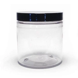 16 oz Clear PET Basic Jar 89/400 w/ CHOICE of caps - 18 sets FREE SHIPPING - Picture 1 of 3