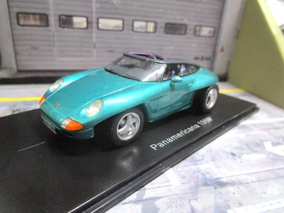PORSCHE Panamericana Concept Studie green grün Dach offen 1989 NEO Resin 1:43 - Bild 1 von 4