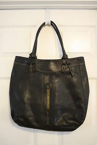 Borsa a tracolla Liz Claiborne nera ecopelle ciottoli grande shopper tote bag borsetta - Foto 1 di 8