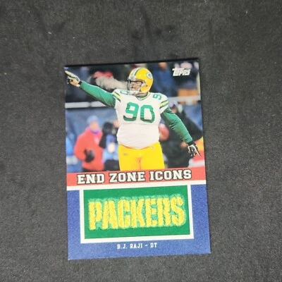 2011 Topps End Zone Icons BJ Raji #EZI-94 Green Bay Packers - Image 1 of 2