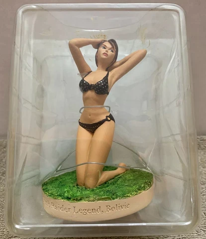 NEW Tomb Raider Legend Bolivie 4.5 Inch Lara Croft in Bikini Statue Atlas France Cover