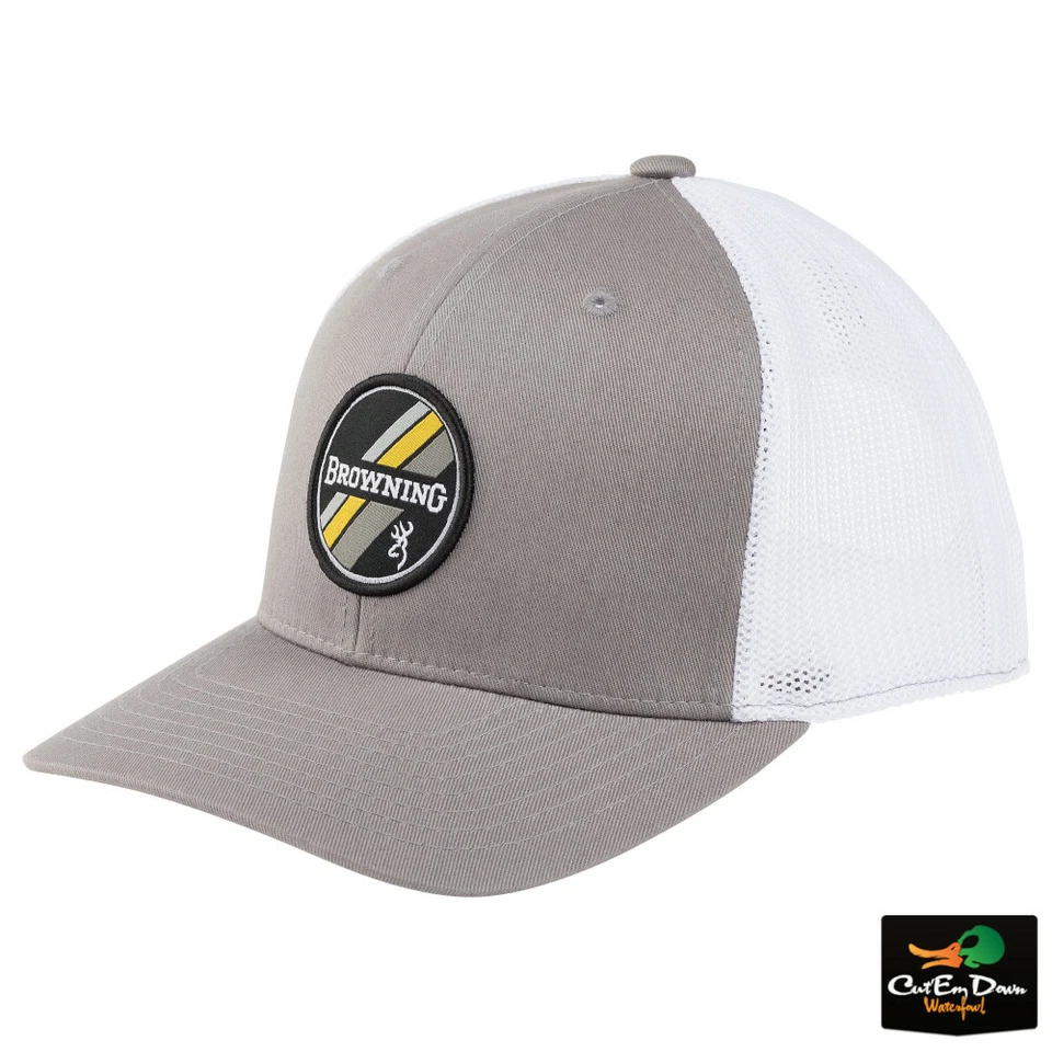 NEW BROWNING WRENCHED PATCH LOGO MESH BACK CAP SNAP BACK HAT - Image 1 of 1