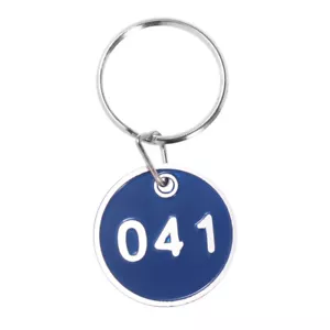 More details for  50 pcs acrylic id number tags creative hotel bag paper label