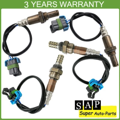 4X Oxygen Sensor For Chevrolet Express 1500 2500 GMC Savana 1500 3500 2008-2012 - Image 1 of 4
