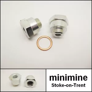 Classic Mini Ölkühler Rohr Adapter Set passend für den 12A Block 1992-1996 - Bild 1 von 1