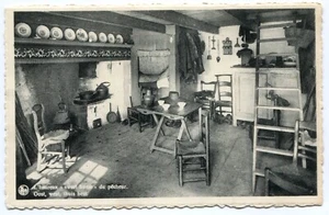 BELGIUM  1920s BREDENE  "Sweet Home"  interior of a fisherman's house - Picture 1 of 2