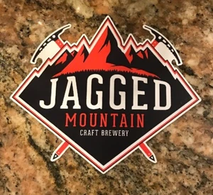 Beer Sticker - Jagged Mountain Craft Brewery Denver Colorado Mountains Beer Ski - Picture 1 of 2