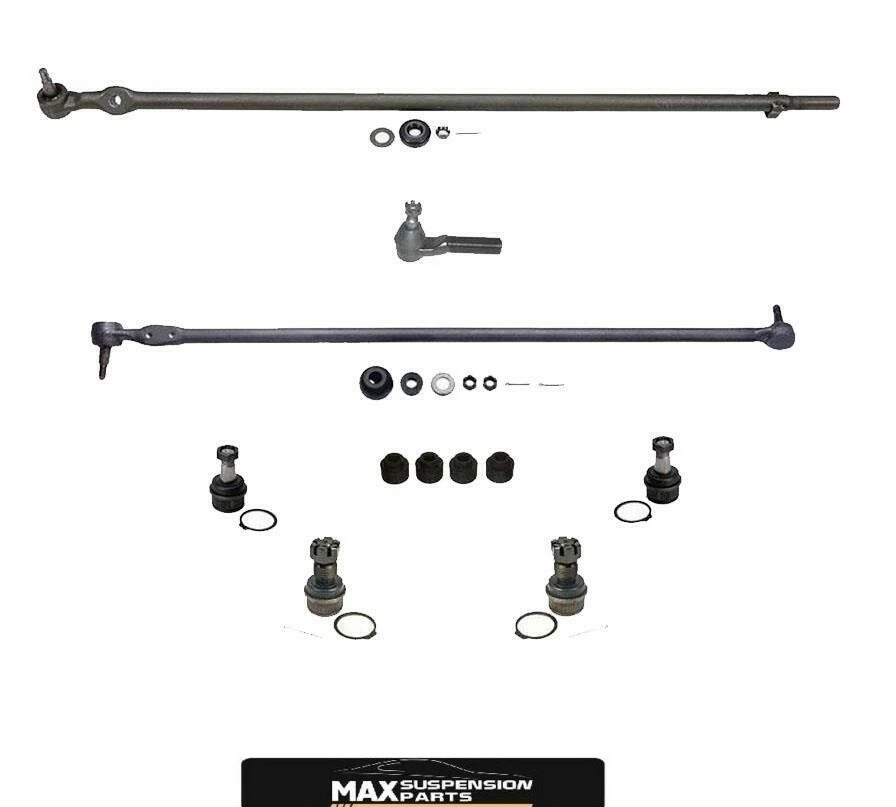 Chassis Kit Drag Links Tie Rod Ball Joints for Ford Bronco F150 4x4 1978-1979 - Image 1 of 1