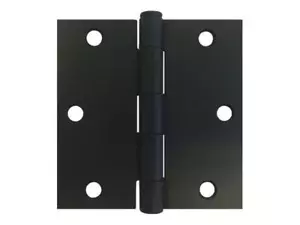 Cerniera porta multipezzi nera 3,5"X3,5" interno angolo quadrato spedizione gratuita - Foto 1 di 3