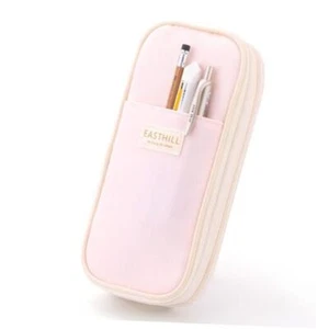 Big Capacity Pencil Case Large Pencil Pouch Stationery Pen Bag for Teen Pink - Picture 1 of 7