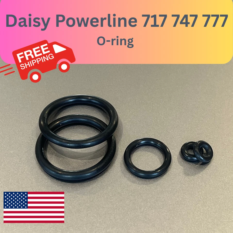 Daisy Powerline 717 747 777  Seal Reseal Repair O-Ring Kit Total 5 0-Rings Kit - Image 1 of 4