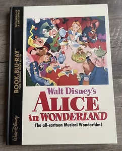 Walt Disney’s Alice In Wonderland HC Book, Blu-Ray, Plus Original Movie Poster - Picture 1 of 9