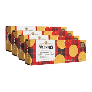 Walker's Shortbread Rounds, galletas de pan corto con mantequilla, caja de 5,3 OZ (paquete de 4 - Imagen 1 de 12