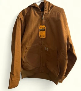 Carhartt Loose Fit Washed Duck Insulated Coat Jacket J130-M Size XL-NEW - Picture 1 of 8