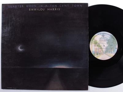 EMMYLOU HARRIS Quarter Moon In A Ten Cent Town WARNER BROS LP VG+ a Foto 1 de 2