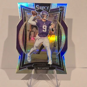 2024 Panini Select - Concourse J.J. McCarthy #24 Silver Prizm (RC) - Picture 1 of 2
