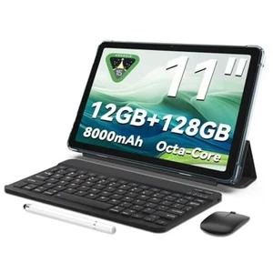Tablet 11 inch Android 15 Tablets | Octa-core | 12GB RAM+128GB ROM | Blue - Picture 1 of 8