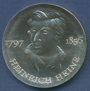 DDR 10 Mark 1972 Heinrich Heine, J 1542 vz (m6871) - Bild 1 von 2