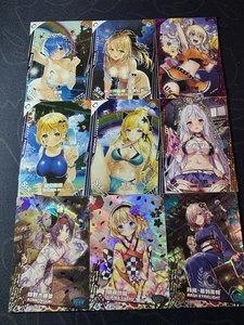 Goddess Story Waifu Bikini 9 x Character Doujin Cards Project Maiden Rem - Picture 1 of 6