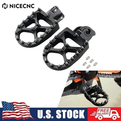 Reposapiés anchos CNC reposapiés para Beta RR 2T 250 300 2013-2019 XTrainer 2015-2023 Foto 1 de 4