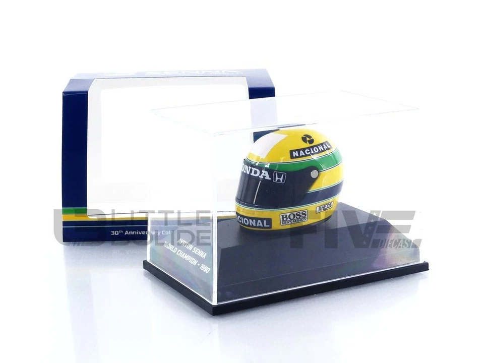 MINICHAMPS 1/8 - CASQUE AYRTON SENNA - WORLD CHAMPION 1990 540309027 - Photo 1/1