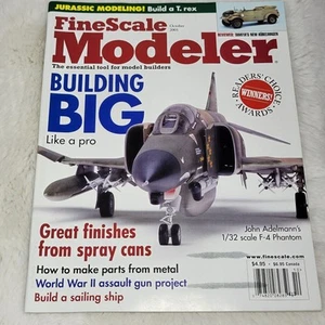 FineScale Modeler Vol 19 #08 Oct 2001 Modeling Magazine VG - Picture 1 of 3