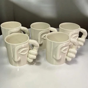5 Vintage Think Drink Becher Coffee Council Promotion Pop Art Face Mug: 1960’s - Bild 1 von 21