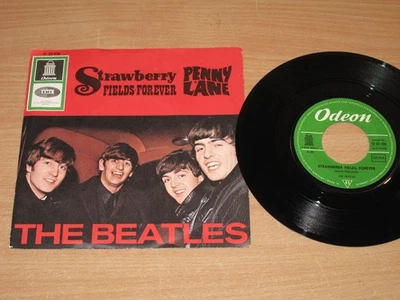 The Beatles 7" SINGLE - Strawberry Fields Forever / 1967 GERMAN PRESS in MINT - Bild 1 von 2