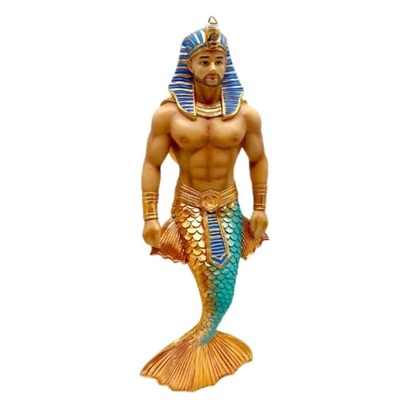 December Diamonds 法老 Merman 圣诞装饰品 55-55467 — 第 1/2 张图片