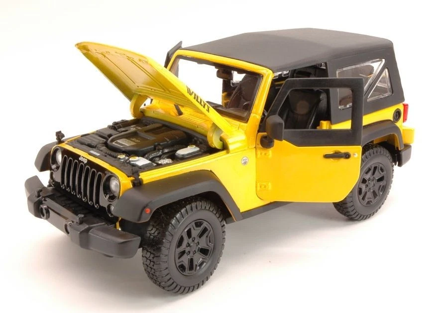 Maisto MI31676Y JEEP WRANGLER 2014 YELLOW 1:18 Modellino - Immagine 1 di 1