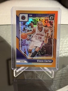 Donruss Optic #245 Vince Carter LEGENDS Orange Holo Prizm 011/175 2024-25 - Imagen 1 de 2