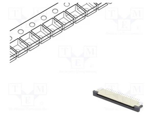 5 pieces, Connector: FFC/FPC DS1020-07-20VBT1A- - Photo 1/9