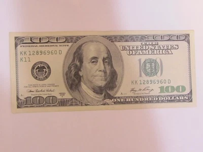 2006 SERIES A 100 ONE HUNDRED DOLLAR Federal Reserve Note 100 DOLLAR NOTE - Image 1 of 4