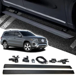 Power Running Boards for 2016-2019 Mercedes GLS X166 Electric Retractable Black - Picture 1 of 8