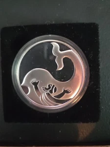 2010 ISRAEL Jonah in the Whale 2NIS Silver Proof - COTY - Picture 1 of 4