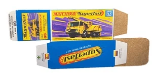 Matchbox Superfast #63 Dodge Crane Truck ‘70-‘71 Type G Repro Box - Picture 1 of 2