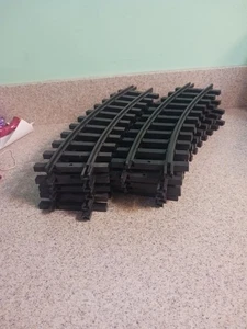 NEW BRIGHT VINTAGE 1986 HONG KONG CURVED TRACK 10 PIECES - Picture 1 of 5