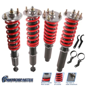 Box(4) Coilover Suspension parts For 2003-2007 Accord 2004-2008 Acura TSX Adj H - Picture 1 of 12